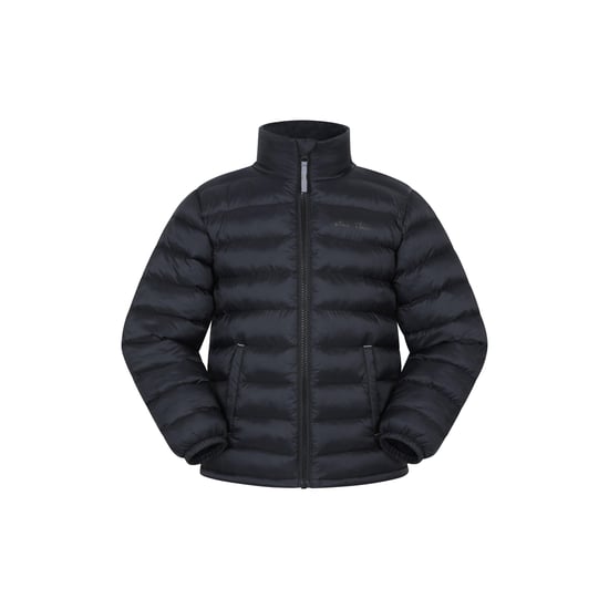 Mountain Warehouse - "Vista" Steppjacke Wasserbeständig für Kinder (Samtschwarz) - Image 1