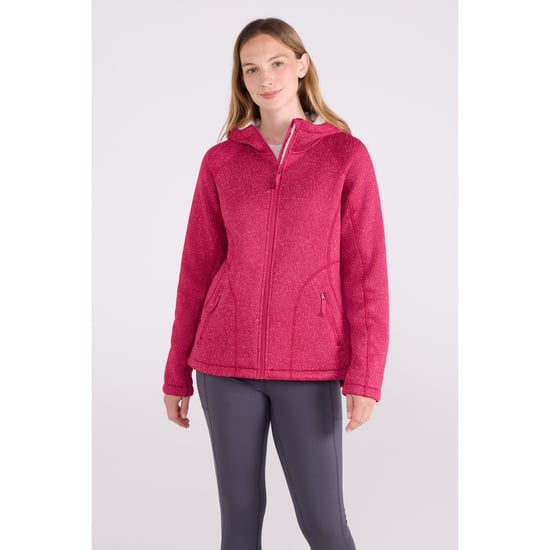 Mountain Warehouse - "Nevis" Hoodie mit durchgehendem Reißverschluss für Damen (Leuchtend Rosa) - Image 1