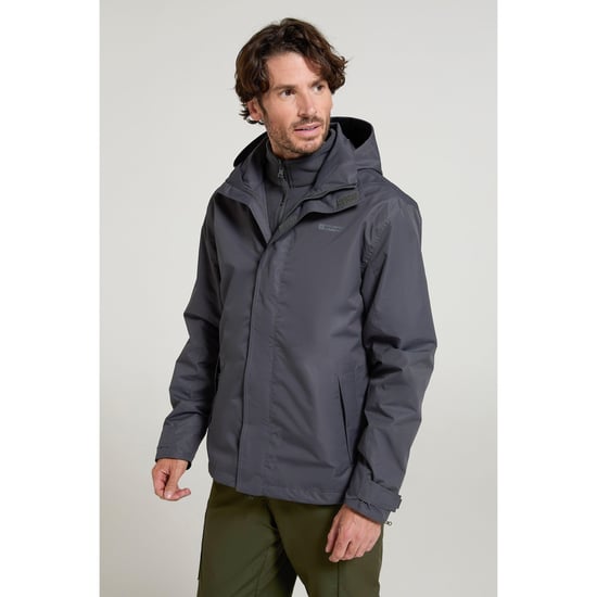 Mountain Warehouse - "Fell II" Jacke 3 in 1 für Herren (Grau) - Image 1