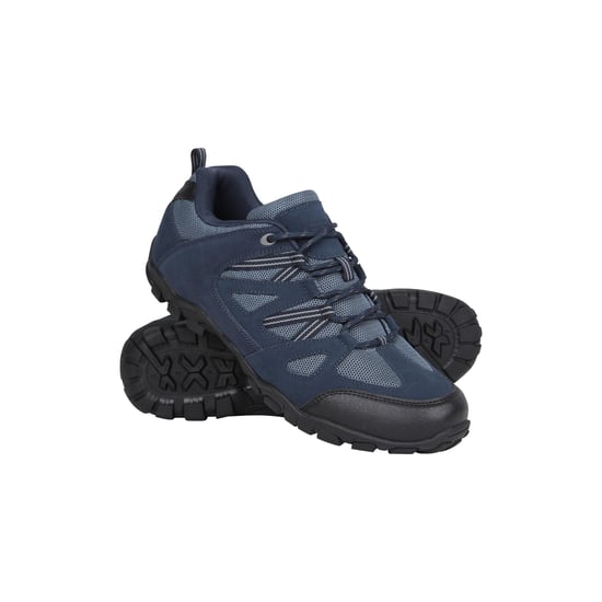 Mountain Warehouse - Herren Wanderschuhe "Outdoor III", Wildleder (Dunkelblau) - Image 1