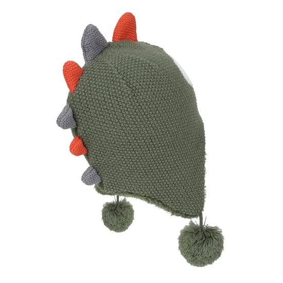 Mountain Warehouse - Hut- und Handschuh-Set für Kinder, Kunstfell gefüttert, Drachen-Design (Grün) - Image 3
