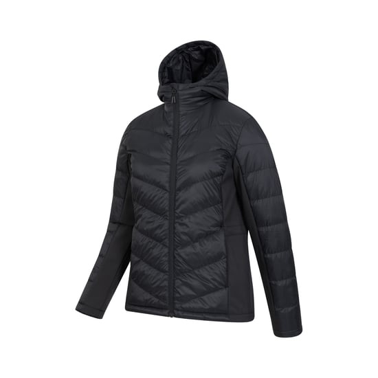 Mountain Warehouse - "Turbine" Softshelljacke Wattiert für Damen (Pechschwarz) - Image 4