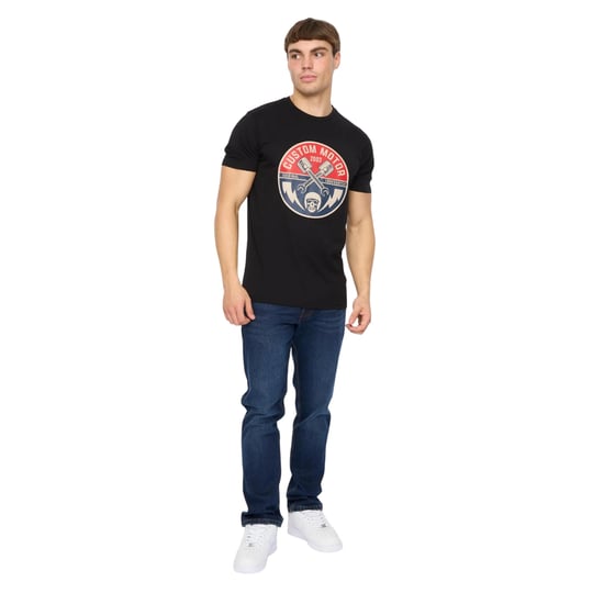 Crosshatch - "Moules" T-Shirt für Herren (Schwarz) - Image 4