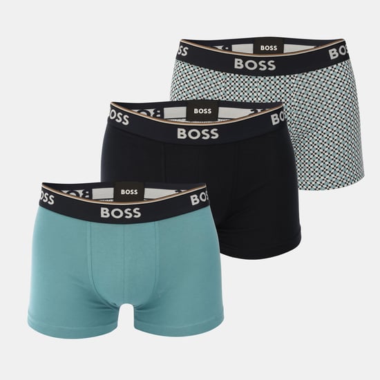 Boss 3er-Pack Power Design Trunks, Boxerbriefs - Mehrfarbig - Image 2