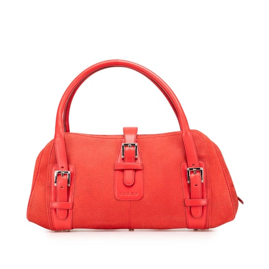 Leder Schnallenhandtasche - Image 1