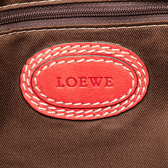 Rote Leder Quasten Handtasche - Image 5