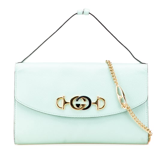 Zumi Schultertasche mit Logo-Hardware - Image 1