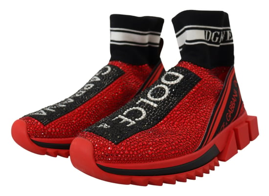 Portofino Sneakers Rote Kristalle Cs1676 - Image 3