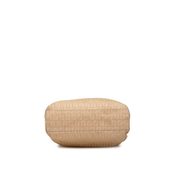Beige Fendi Logo Tragetasche - Image 3