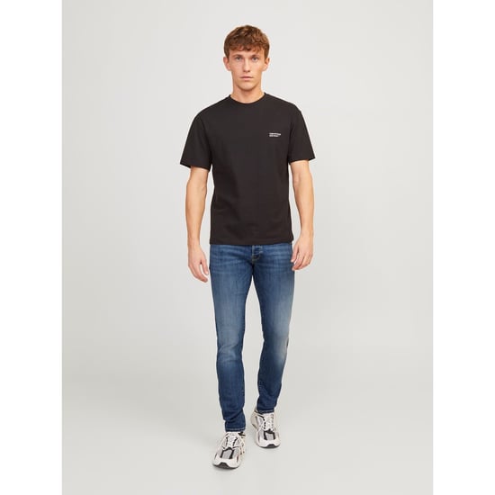 Jack & Jones Glenn Fox Baumwoll Herren Jeans Blau Slim Fit - Image 2