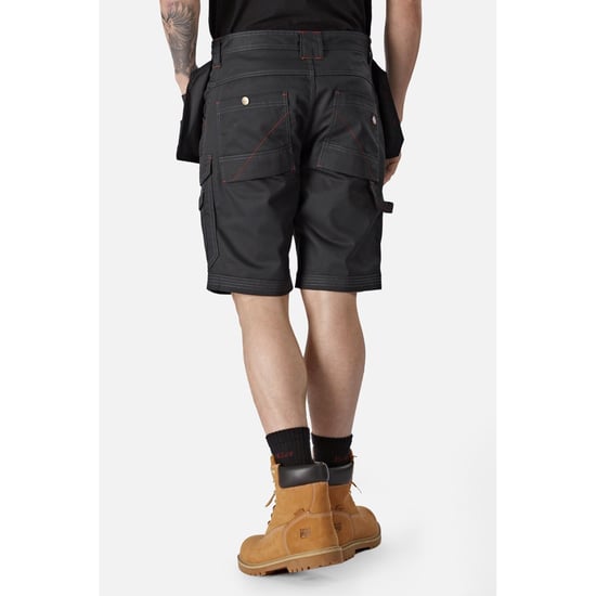 Dickies Redhawk Pro Arbeits-Polyester Herren Schwarz Arbeitsshorts - Image 3