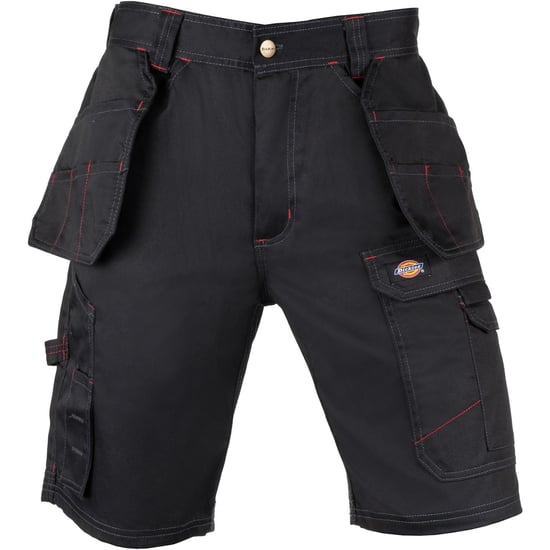 Dickies Redhawk Pro Arbeits-Polyester Herren Schwarz Arbeitsshorts - Image 4