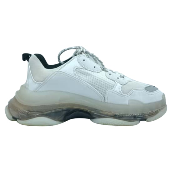 Balenciaga Triple S Clear Sole Sneaker aus weißem Polyester - Image 1