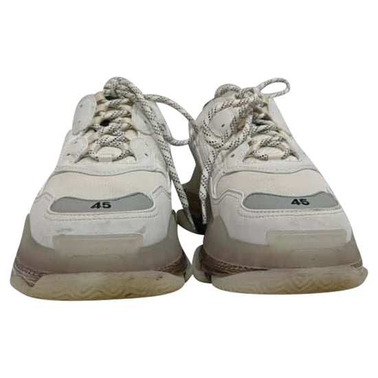 Balenciaga Triple S Clear Sole Sneaker aus weißem Polyester - Image 2