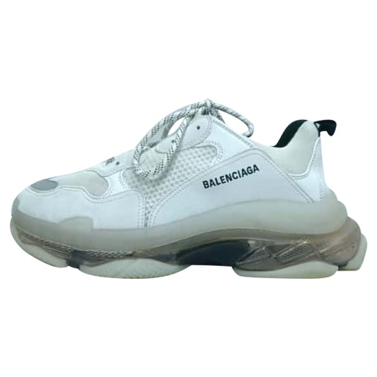 Balenciaga Triple S Clear Sole Sneaker aus weißem Polyester - Image 4