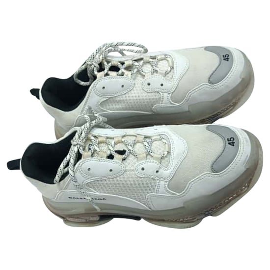 Balenciaga Triple S Clear Sole Sneaker aus weißem Polyester - Image 5