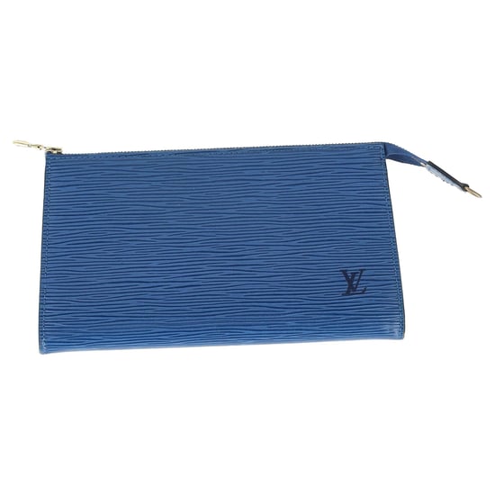 Louis Vuitton Pochette Accessoires Tasche in blauer Epi-Leder - Image 1