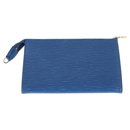 Louis Vuitton Pochette Accessoires Tasche in blauer Epi-Leder - Image 4