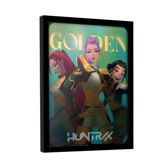 K-Pop Demon Hunters - "Golden" Gerahmtes Poster (Bunt) - Image 3