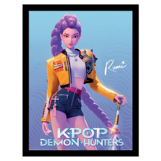 K-Pop Demon Hunters - Gerahmtes Poster, Rumi (Bunt) - Image 1