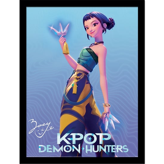 K-Pop Demon Hunters - Gerahmtes Poster, Zoey (Bunt) - Image 1