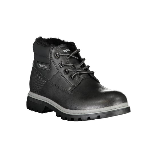 Herren Schwarze Kunstleder Stiefeletten Ca25370 - Image 2