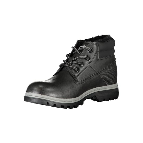 Herren Schwarze Kunstleder Stiefeletten Ca25370 - Image 3