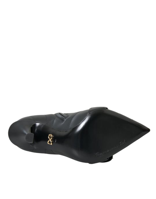 Gepolsterte Leder-Stiefeletten Stil DG Schnalle - Image 6