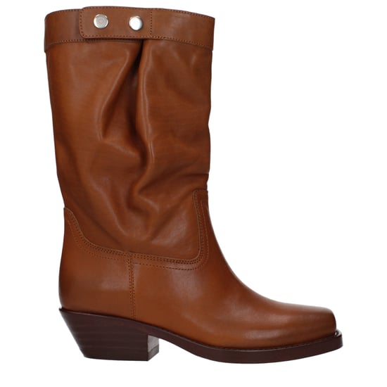 Leder Blockabsatz Stiefel - Image 1