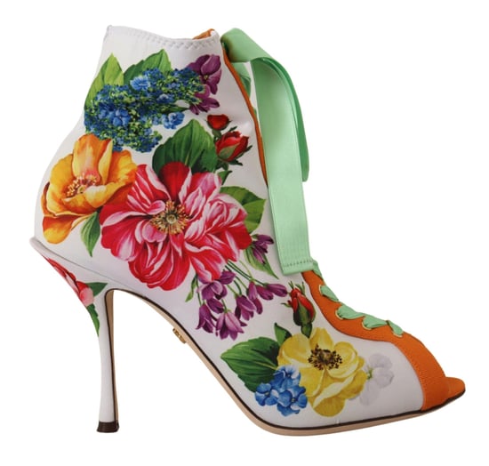 Florale Druckstiefeletten La9805 - Image 1
