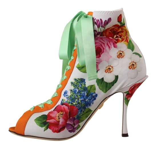 Florale Druckstiefeletten La9805 - Image 2