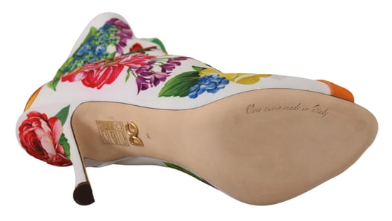 Florale Druckstiefeletten La9805 - Image 3