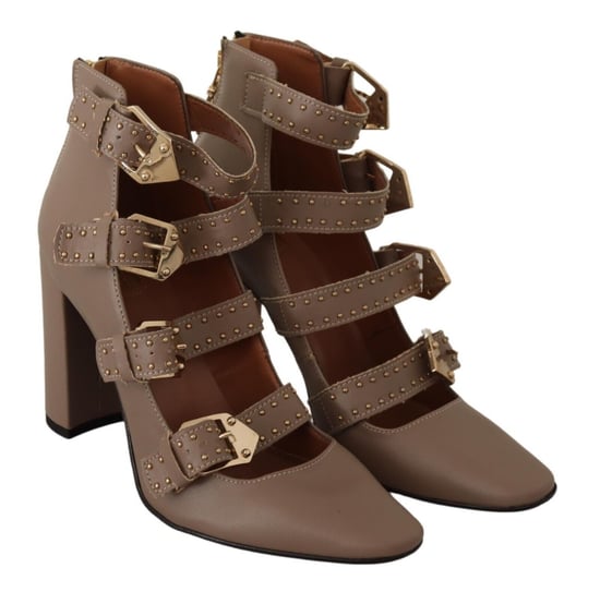 Multibuckle Spitz Zehen Absatzschuhe - Image 5