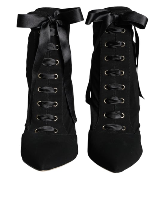 Schnürstiefeletten Schwarz Stil - Image 2