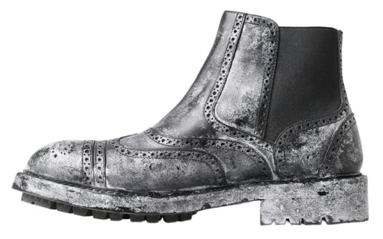 Brogue Chelsea-Stiefel aus gewachstem Leder - Image 6