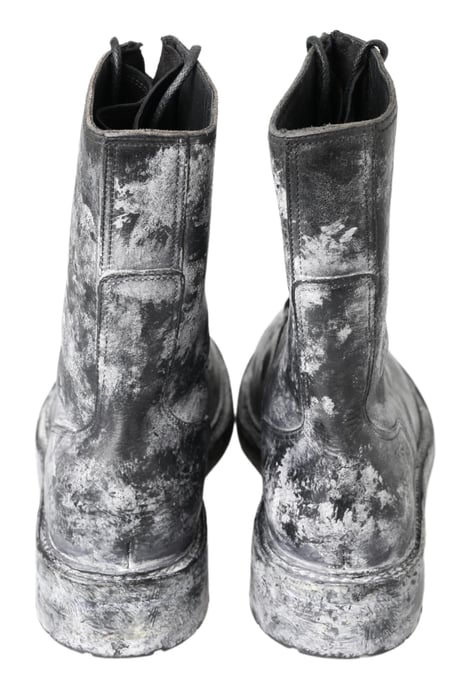 Abgenutzte Leder Schnürstiefel - Image 6