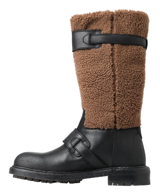Lammfell Motorradstiefel - Image 2