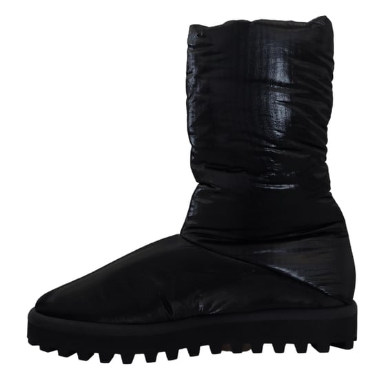 Gestepptes Nylon-Stiefel Modell Schwarz - Image 2