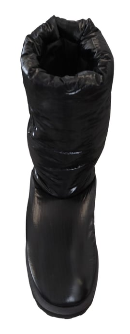 Gestepptes Nylon-Stiefel Modell Schwarz - Image 4