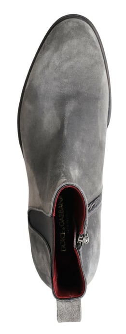 Wildleder Stiefeletten mit Reißverschluss - Image 4
