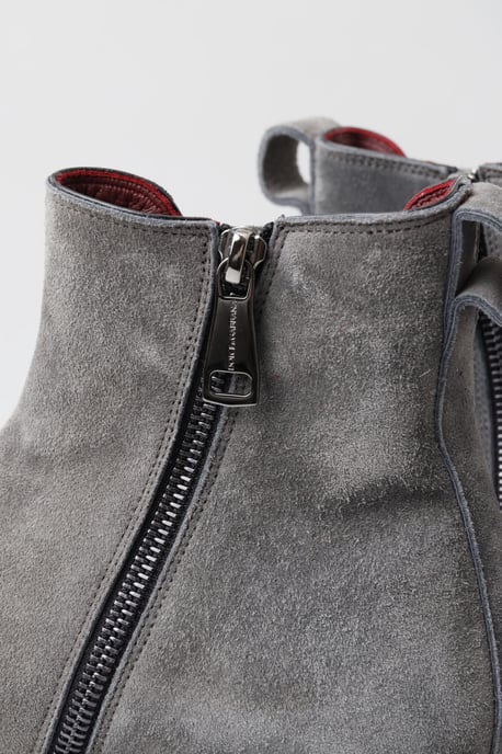 Wildleder Stiefeletten mit Reißverschluss - Image 6