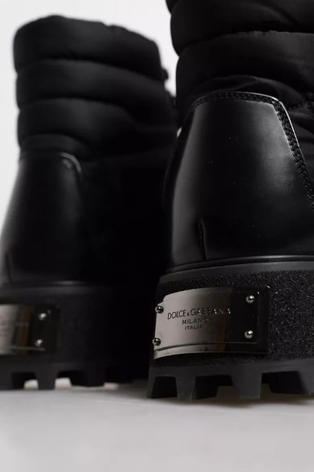 Gepolsterte Nylon Schnürstiefel - Image 3