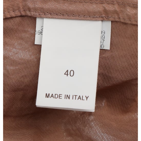 Brunello Cucinelli Glänzender Trikotin Regenmantel mit Kapuze aus brauner Baumwolle - Image 5