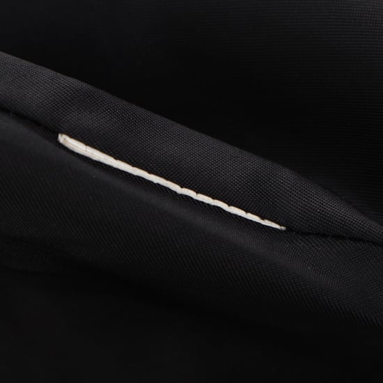 Max Mara Studio Mantel mit Scherenelementen und versteckten Knöpfen aus schwarzer Wolle - Image 6