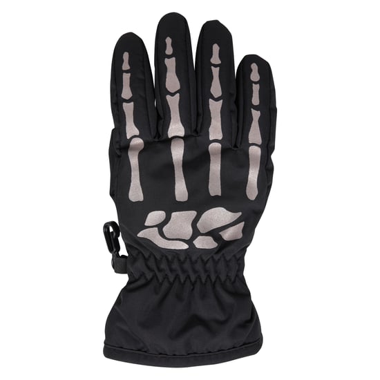Mountain Warehouse - Skelett-Handschuhe für Kinder, Wasserbeständig (Schwarz) - Image 1