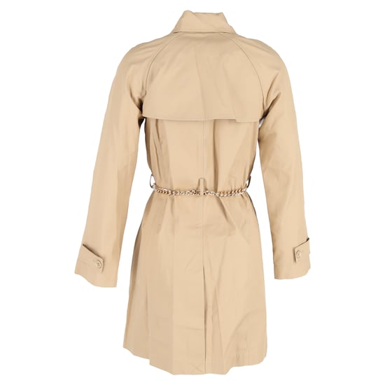 Michael Michael Kors Kettengürtel Trenchcoat aus beigem Baumwollstoff - Image 3