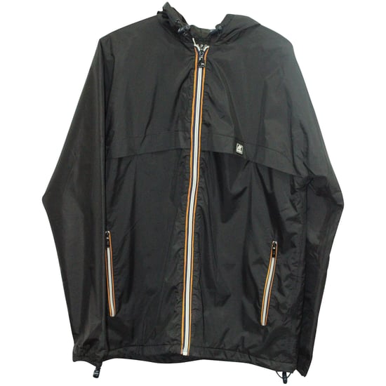 APC x KWay Windbreaker-Jacke aus schwarzem Nylon - Image 1