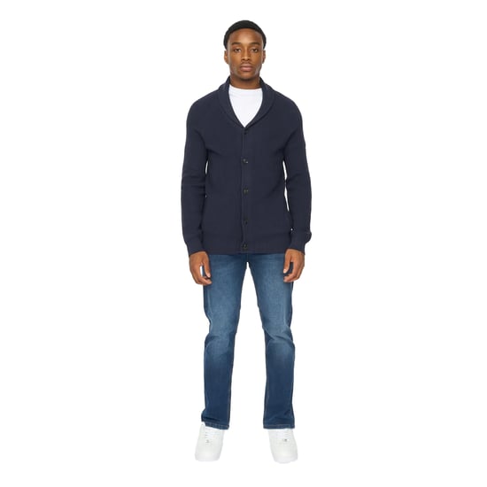 Duck and Cover - "Venosa" Strickjacke für Herren, Schalkragen (Marine) - Image 3
