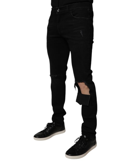 Ripped Slimfit Jeans - Image 3