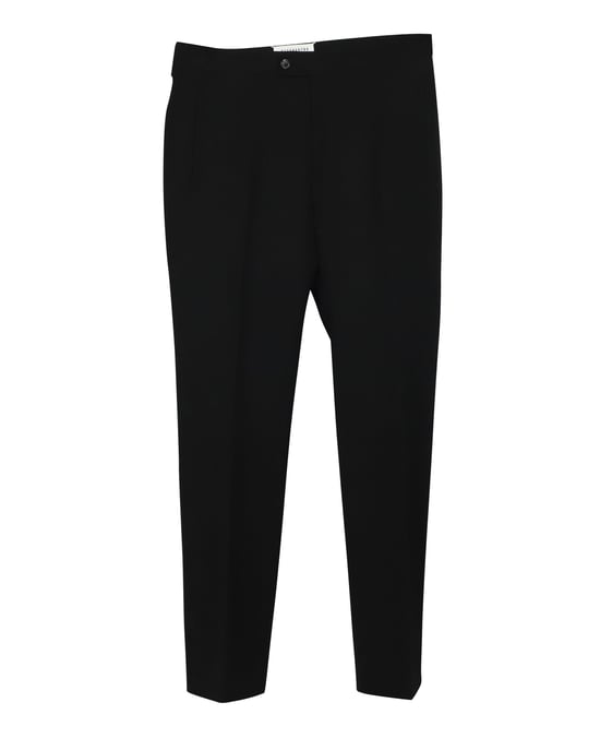 Maison Martin Margiela Smokinghose aus schwarzer Wolle - Image 4